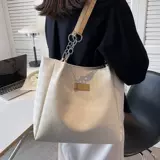 Модная вместительная и большая сумка через плечо, универсальная сумка на одно плечо, Южная Корея, городской стиль, подходит для студента