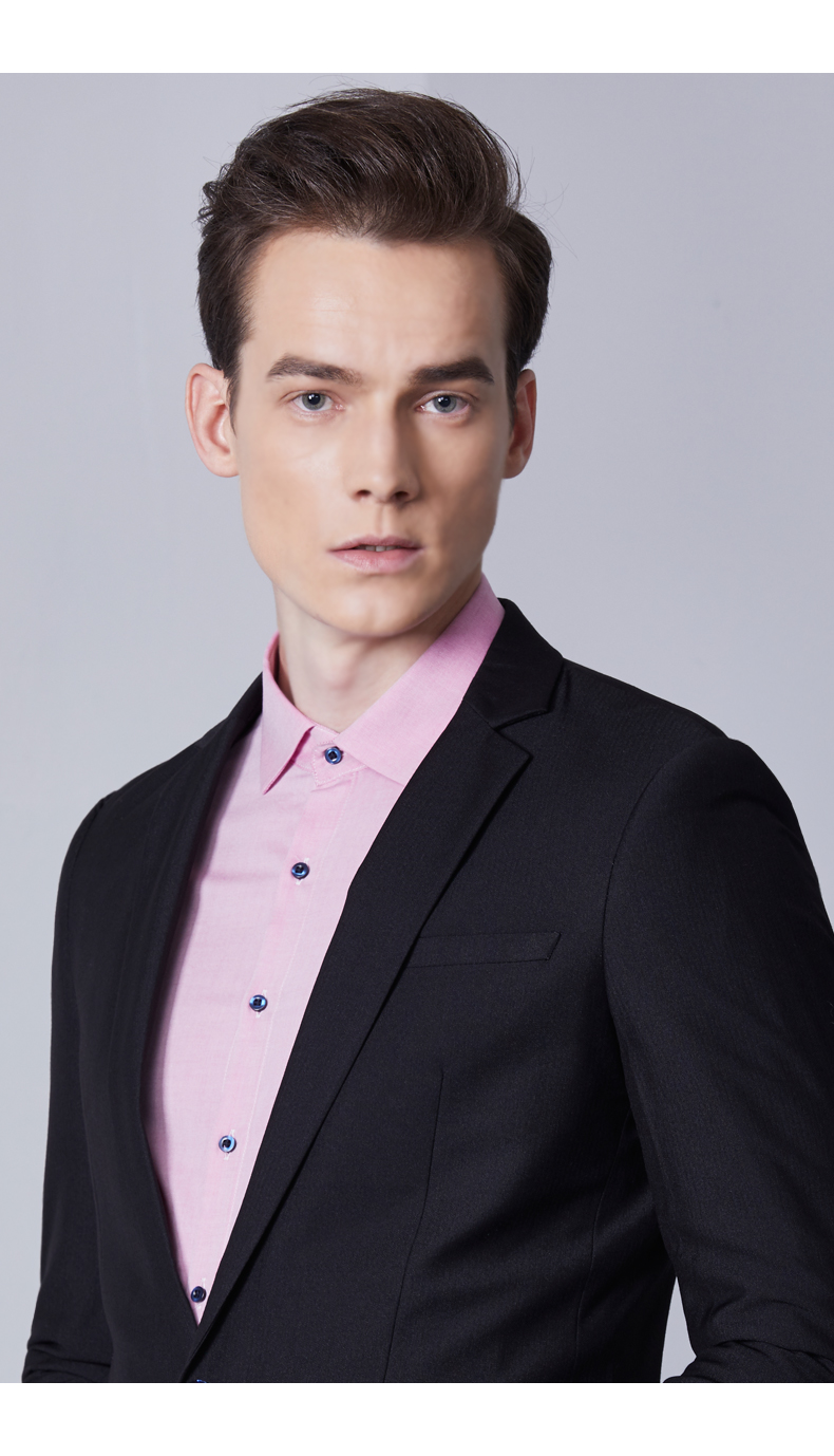 GD & ZS / Gedu · Zuozhi nam màu đen chuyên nghiệp phù hợp với bộ đồ vest phù hợp với áo khoác mỏng phù hợp với áo khoác - Suit phù hợp quần nam
