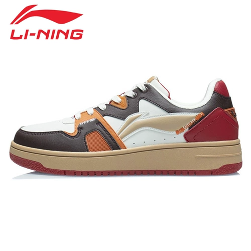 Li Ning, кроссовки, белая классическая повседневная обувь, модель весна/осень 2022 года