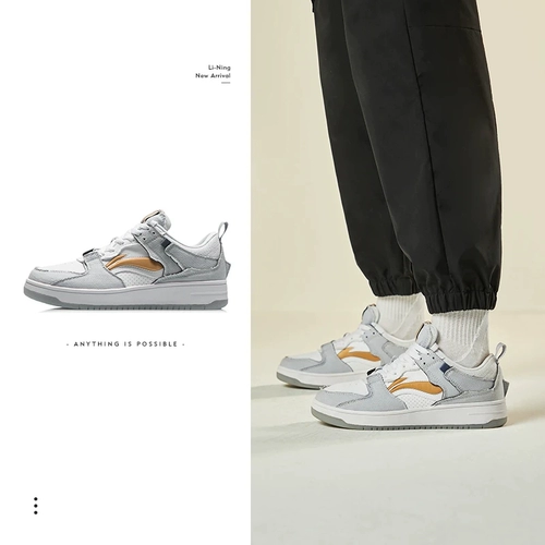 Li Ning, осенние кроссовки, легкая низкая спортивная повседневная обувь для отдыха, тренд сезона