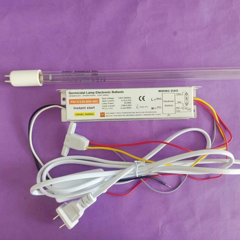 LightSources紫外线灯管 GHO357T5VH/4实验室用 35W紫外线光源套件 185-254nm