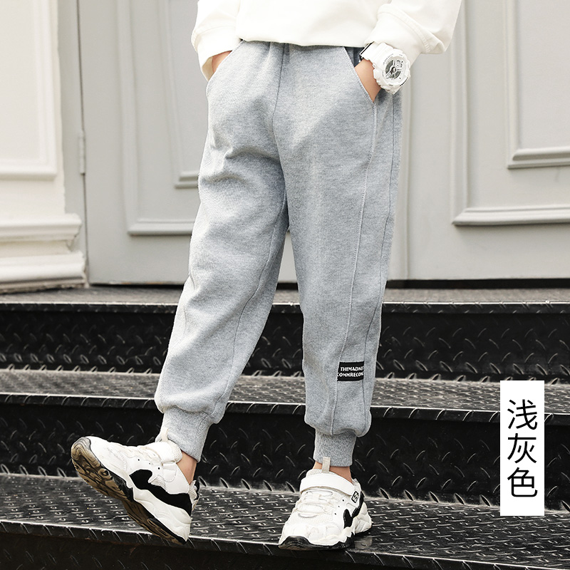 Chàng trai quần âu 2020 mùa xuân và mùa thu trẻ em mới sweatpants Hàn Quốc phiên bản của ít trẻ em quần cậu bé mùa thu sành điệu mặc.