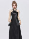 Ppwudawang French Style Satin Design Sleeveless Backless Dress Birthday Party Dress for Women