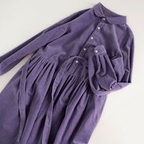 Vegan Ordering Womens Clothing Autumn Winter New suede one-piece dress Loose Big Code Fat Woman lamp Core suede shirt with long dress