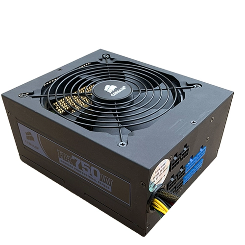 Corsair Pirate Boat HX750W Двойной дорожный процессор с рейтингом 750 Вт Золотая медали Полумод Платформа ПК ПК.