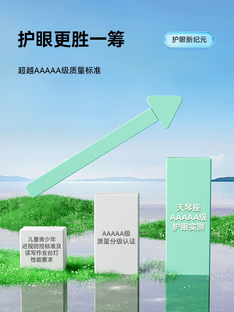 Nvc Lighting Tianqin Seat National Aa Eye Protection Desk Lamp Learning Children's Eye Protection Lamp Reading Desk Lamp