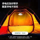 Дорожный светильник для кемпинга, светодиодный портативный вентилятор для школьников