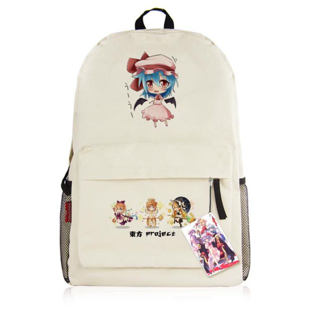 Túi dự án phương Đông Boli Ling mơ phim hoạt hình dễ thương nam và nữ ba lô Anime xung quanh ba lô búp bê hình dán