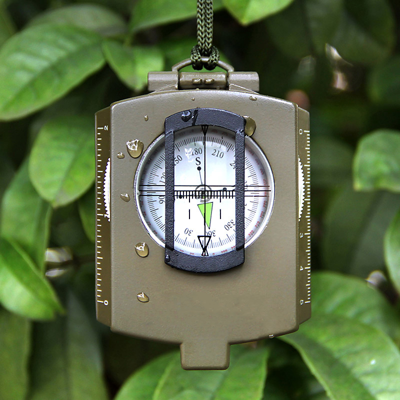 Outdoor compass high precision multi-functional guide to the north needle professional geological compass instrument adventure directional off-country movement