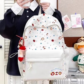 Schoolbags for Junior High School Girls, High School Students, Korean Style, High-Looking, Niche, 2026 New Style, Large-Capacity Backpacks for Girls