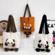 2026 Cute and Versatile Casual Plush Panda Handbag