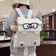Cute ugly puppy schoolbag Japanese ins female junior high school student niche backpack female college student high school student backpack