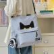 Girls' college style portable shoulder bag female junior high school and high school student class bag tutorial bag casual crossbody bag