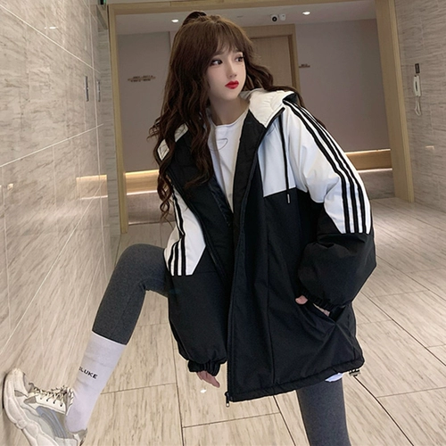 Пуховик с пухом, спортивная короткая утепленная куртка для школьников, для средней школы