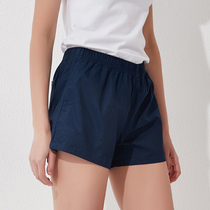 Sports shorts womens summer 2021 thin casual loose cotton outside wear solid color fitness running cotton hot pants