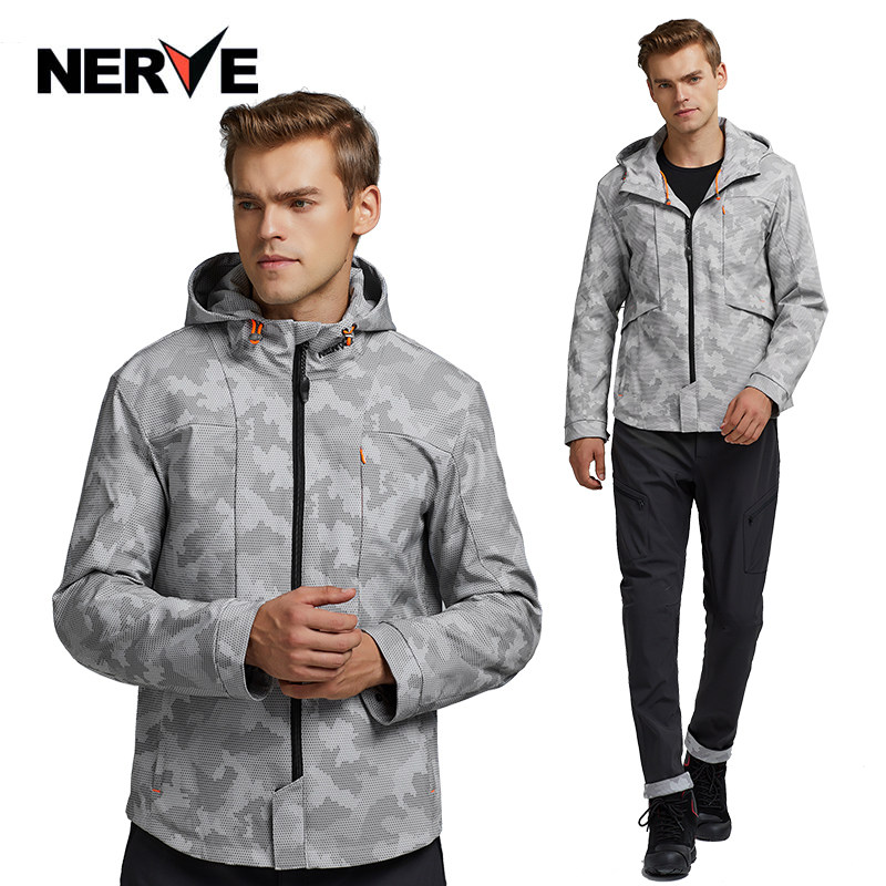 NERVE riding suit men's motorcycle locomotive racing suit suit casual jacket four seasons warm and rainproof and fallproof