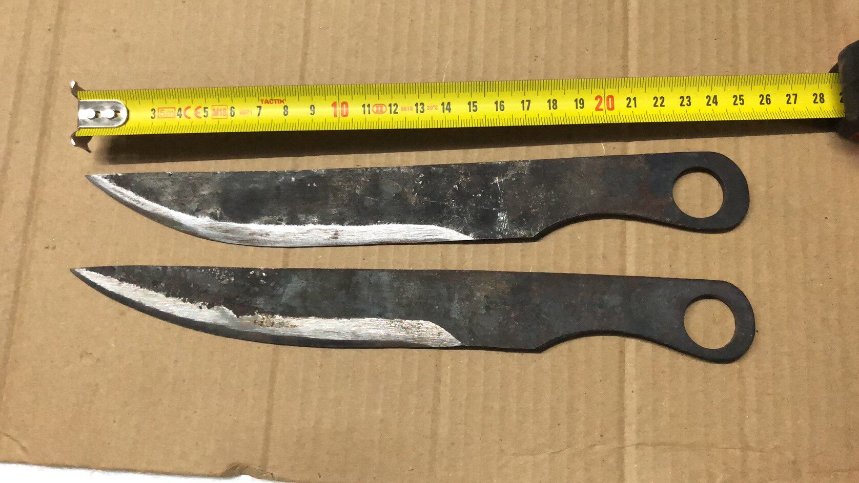 Hand made with cut paper knife open box knife full steel forged