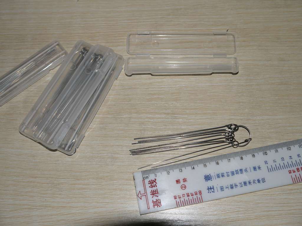 11 sets of stainless steel through needles