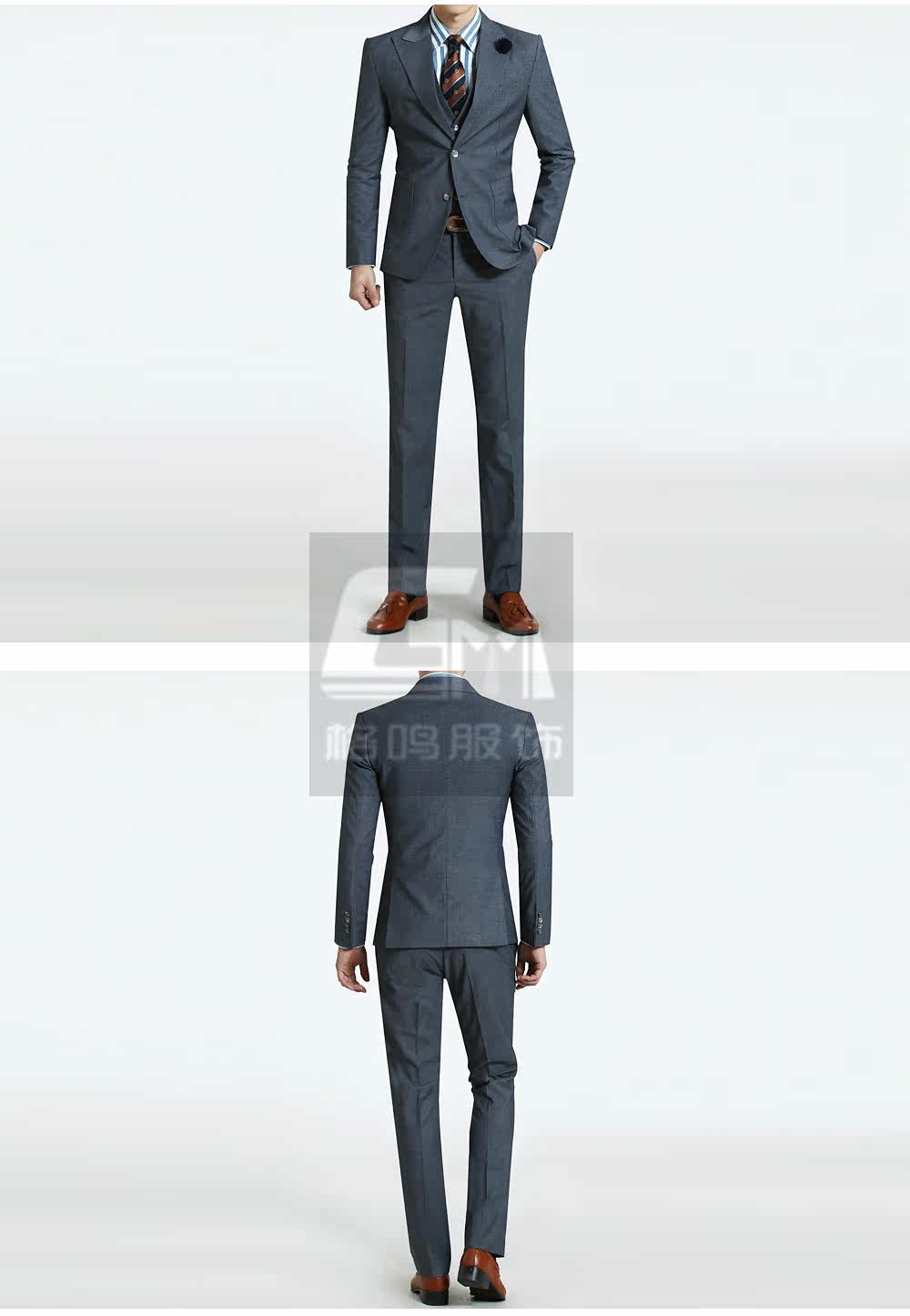 Costume homme en laine pour Quatre saisons - Ref 1557175 Image 7