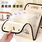 Портативная папка, многослойный вместительный и большой орган для школьников, сумка для хранения, обучающие канцтовары, для средней школы, сортировка