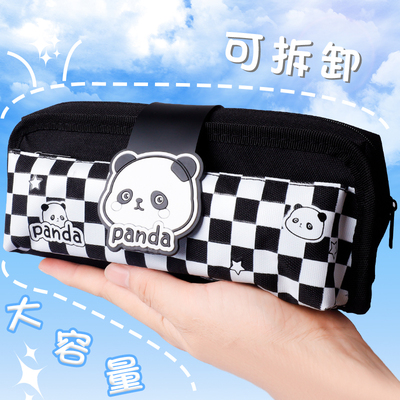 taobao agent Universal capacious high quality Japanese children's pencil case for boys, 2023 collection, for secondary school, internet celebrity