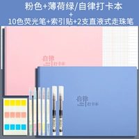 Розовая синяя флуоресцентная шариковая ручка-роллер, 10 цветов, 2 шт