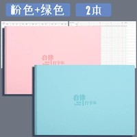 2 книги/розовый+мятный зеленый