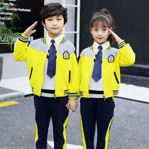 Kindergarten garden clothes spring and autumn suits new British style Primary school uniforms for men and women children cotton games class uniforms