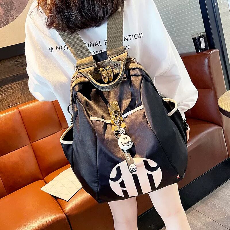French MKBM light extravagant new large capacity double shoulder bag woman fashion single shoulder bag 100 lap travel backpack big card bag-Taobao