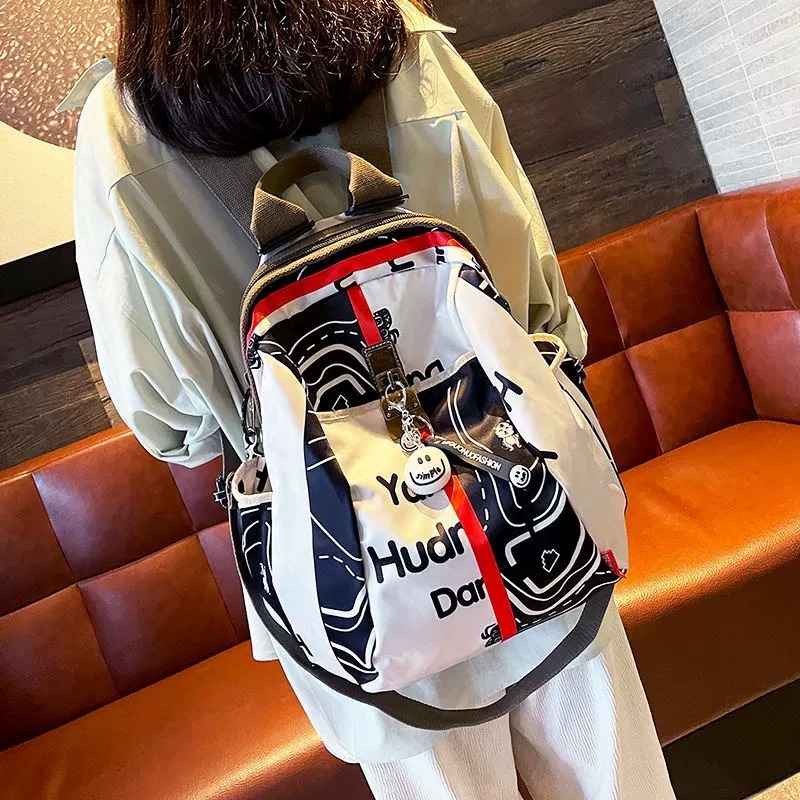 France MKBM light extravaganza Extravagant Bags Superior Fashion Printed Commute Travel Backpack Light Casual Short Pasts-Taobao