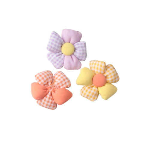 Цветовые цветы Трехмерная филе сетка с пятью вещественно цветами Новый DIY Hair Clip Material, обувь для одежды, носки и дополнительные материалы