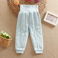 Mùa đông bé eo cao cộng với quần cotton bảo vệ ấm bụng quần áo giữ nhiệt trẻ em