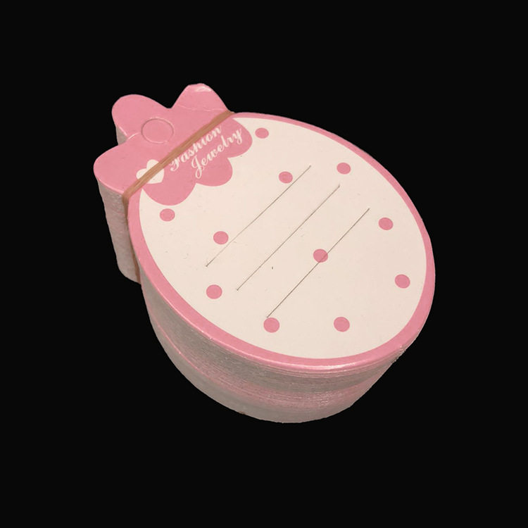 Hairdresser packaging Diy accessories with cute strawberry paper card for about 200