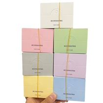 One hundred 8*6 color toy tag cards trinket packaging card hair accessories card back board diy handmade accessories