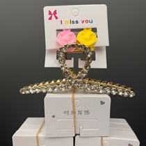 One hundred 6×4 grab clip card shark clip card paper Douyin live broadcast hair accessories hair card packaging card available in various sizes