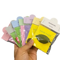 One hundred colorful trinket packaging cards hair clip cards back panels diy handmade hair accessories tag cards