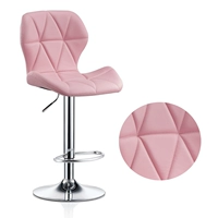 Розовая обычная кожаная модель