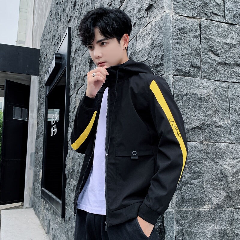 Tooling jacket jacket men's spring and autumn Korean version trendy loot 2021 new baseball clothes autumn clothing blouses