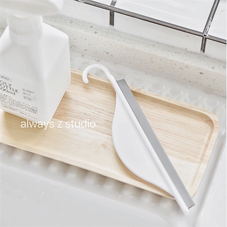 AlwaysZ mini portable Japanese kitchen wiper hanging water board bathroom glass cleaning brush board can be hung