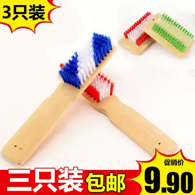Bamboo brush Traditional brush bristle Bamboo brush Shoe brush Clothes brush Long brush Cleaning brush Bristle large plate brush