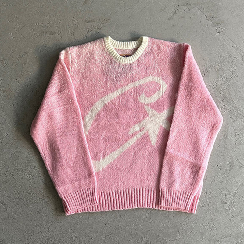 Corteiz European and American Style Cross-Border Personality Street Y2K Loose Pullover Sweater Round Neck Autumn Knitwear ins Corteiz European and American Style Cross-Border Personality Street Y2K Loose Pullover Sweater Round Neck Autumn Knitwear ins