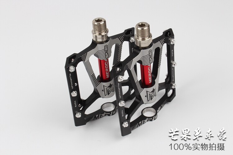 Педали для велосипеда meroca 自行车脚踏 du培林 轴承 公路车铝合金脚蹬 山地车脚踏板 31903662