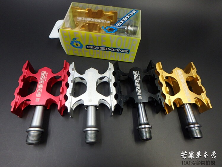 Педали для велосипеда sixsixone 661脚踏 山地折叠车自行车越野 超轻铝合金 培林脚踏板 Other