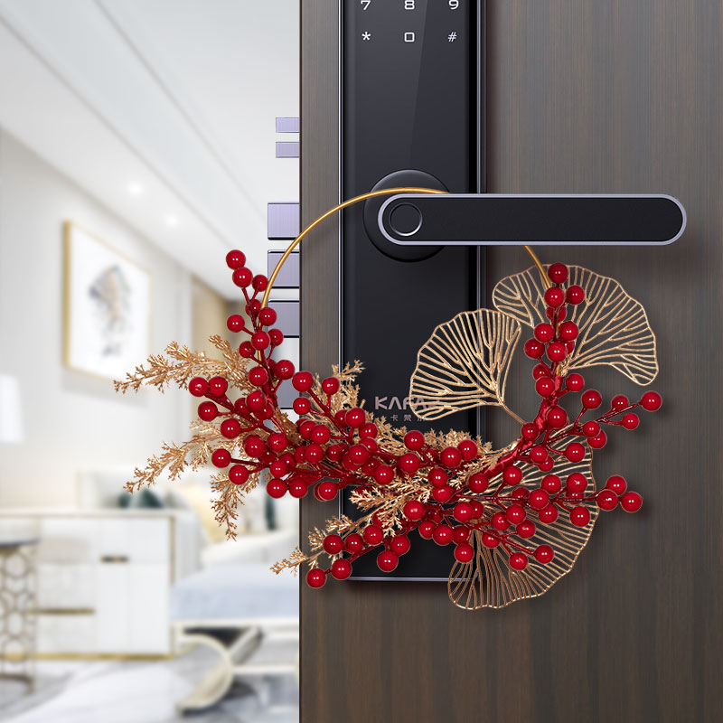 2022 New Year decorations New Chinese New Year Pendant Home Door Handle Hanging for the Year of the Tiger Spring Festival Festive Arrangement Jo Relocation