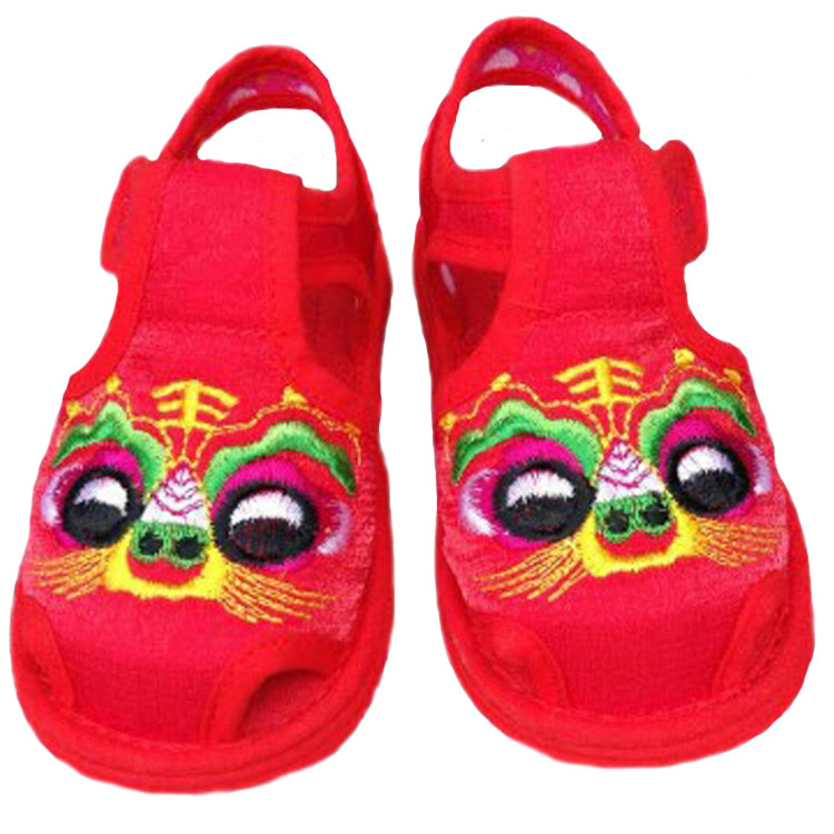 Clear male and female baby hundred days old school footwear anti-slip soft shoes baby Tangwei tiger shoes sandals