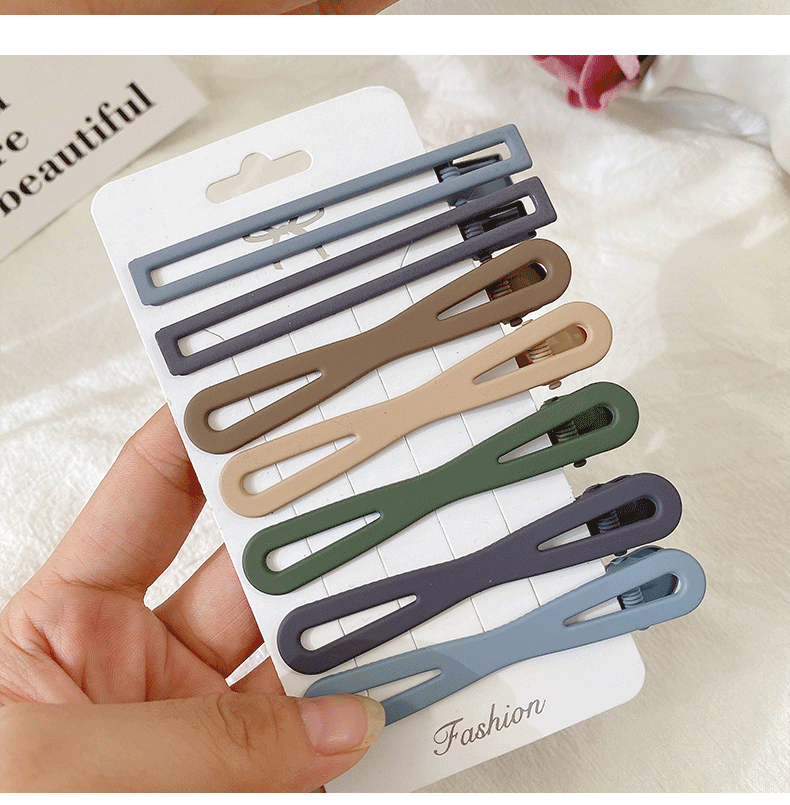 Morandi Color Hairpin Headdress Broken Hair Fixed Hair Clip Hairpin Wholesale display picture 4