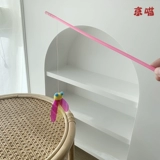 Новая Тайвань Эми Кэрол перья насекомых, блестки, дразнящий набор кошек, длинная рыбацкая стержень, дракоза бабочек