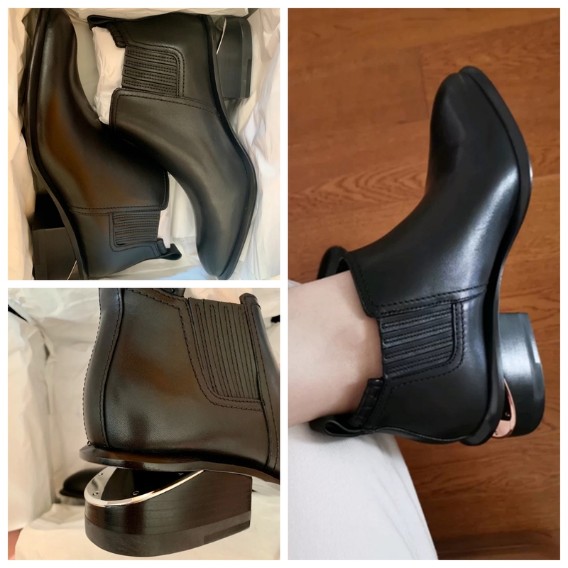 High-Quality Kori Chelsea Leather Ankle Boots for Women with Thick Heels, Genuine Leather Single Boots, Bare Boots High-Quality Kori Chelsea Leather Ankle Boots for Women with Thick Heels, Genuine Leather Single Boots, Bare Boots