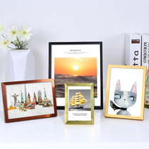 Simple aluminum alloy photo frame table 7 8 10 12 inch creative metal painting frame mounting Wall Nordic ins Wind