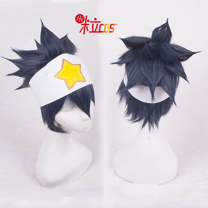 [hạt gạo] va chạm thế giới cos mỏ sư tử tóc giả búa vũ khí cosplay đạo cụ tại chỗ bóng gạo cosplay nezuko
